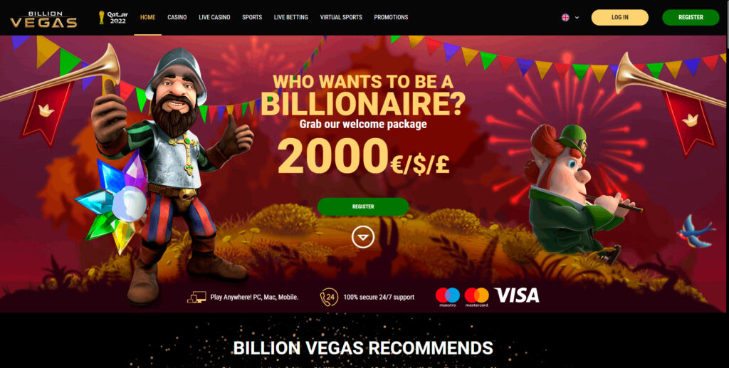 billion vegas ui