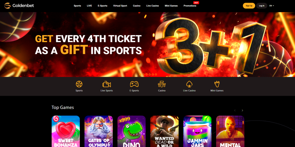 goldenbet UI