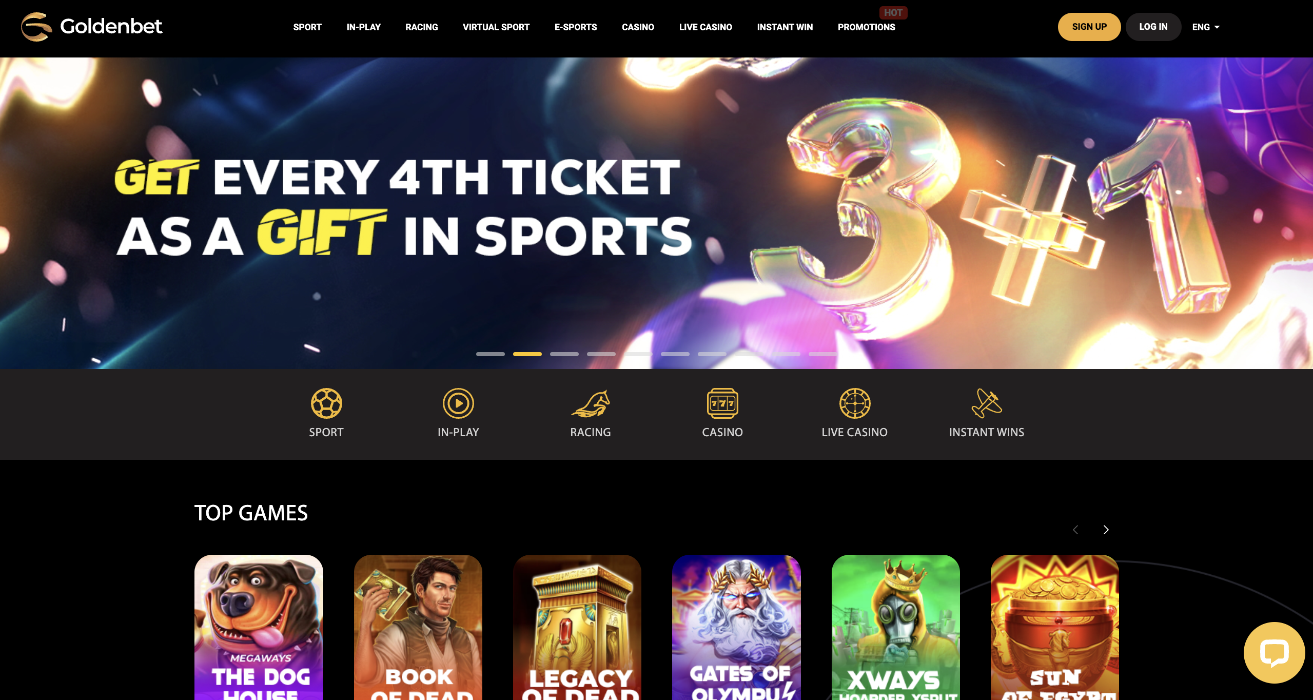 goldenbet UI