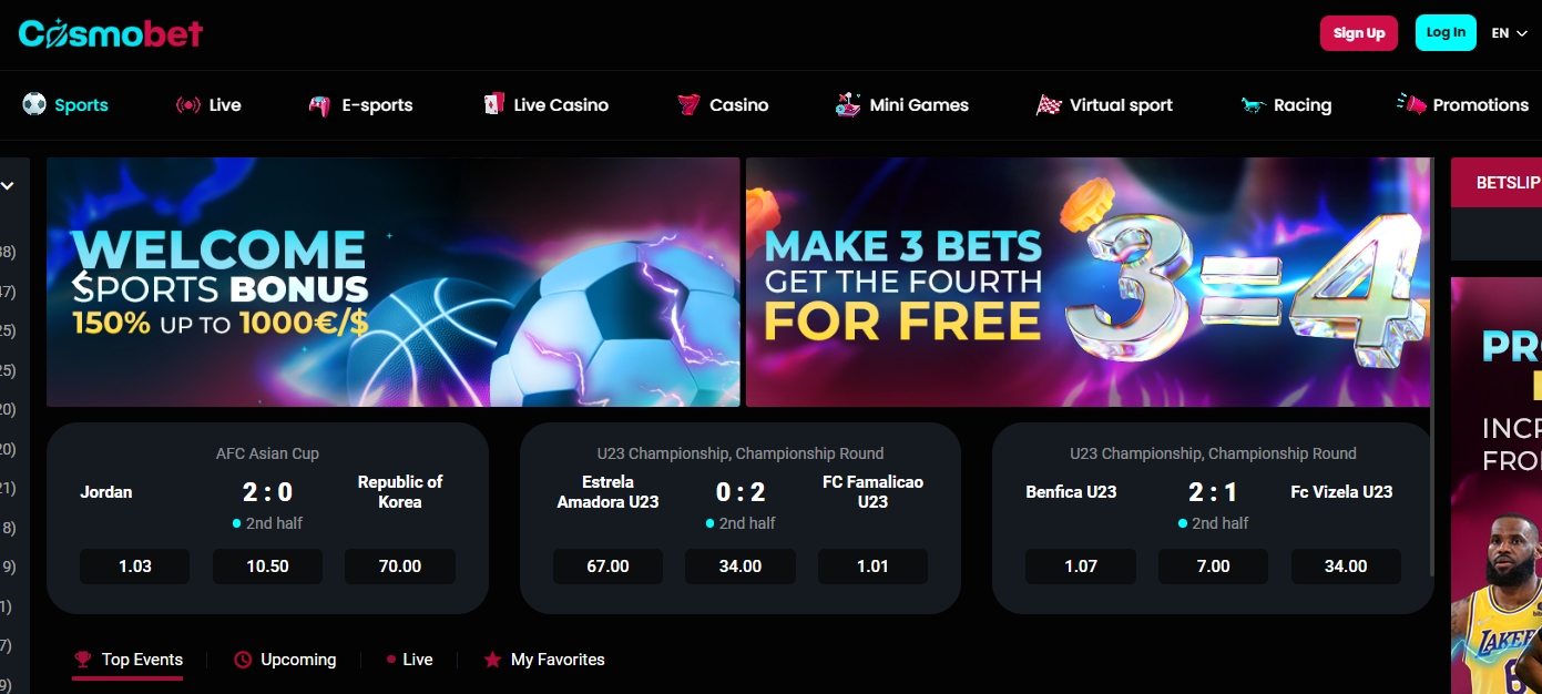 cosmobet UI